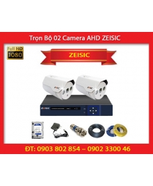 Trọn Bộ 02 Camera AHD ZEISIC ZEI-sLBT991
