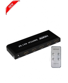 Bộ chuyển HDMI Switch 4 vào 1 ra Full HD 1080P (có remote)