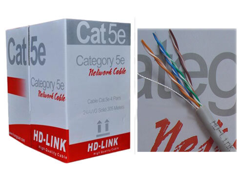 Dây cáp mạng HD-Link CAT5E UTP CCAH (305m)