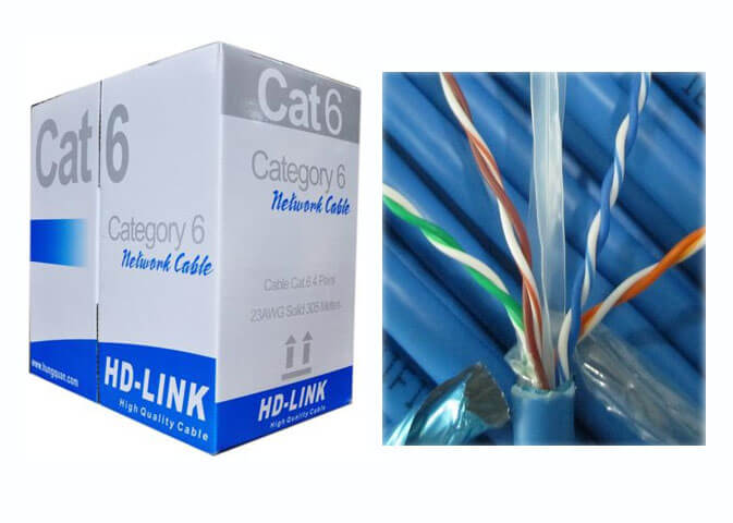 Dây cáp mạng HD-Link CAT6 FTP CCA (305m)