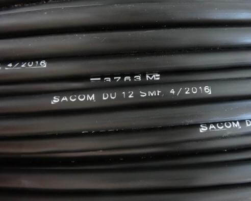 Dây cáp quang ngầm Sacom 12FO (DU12)