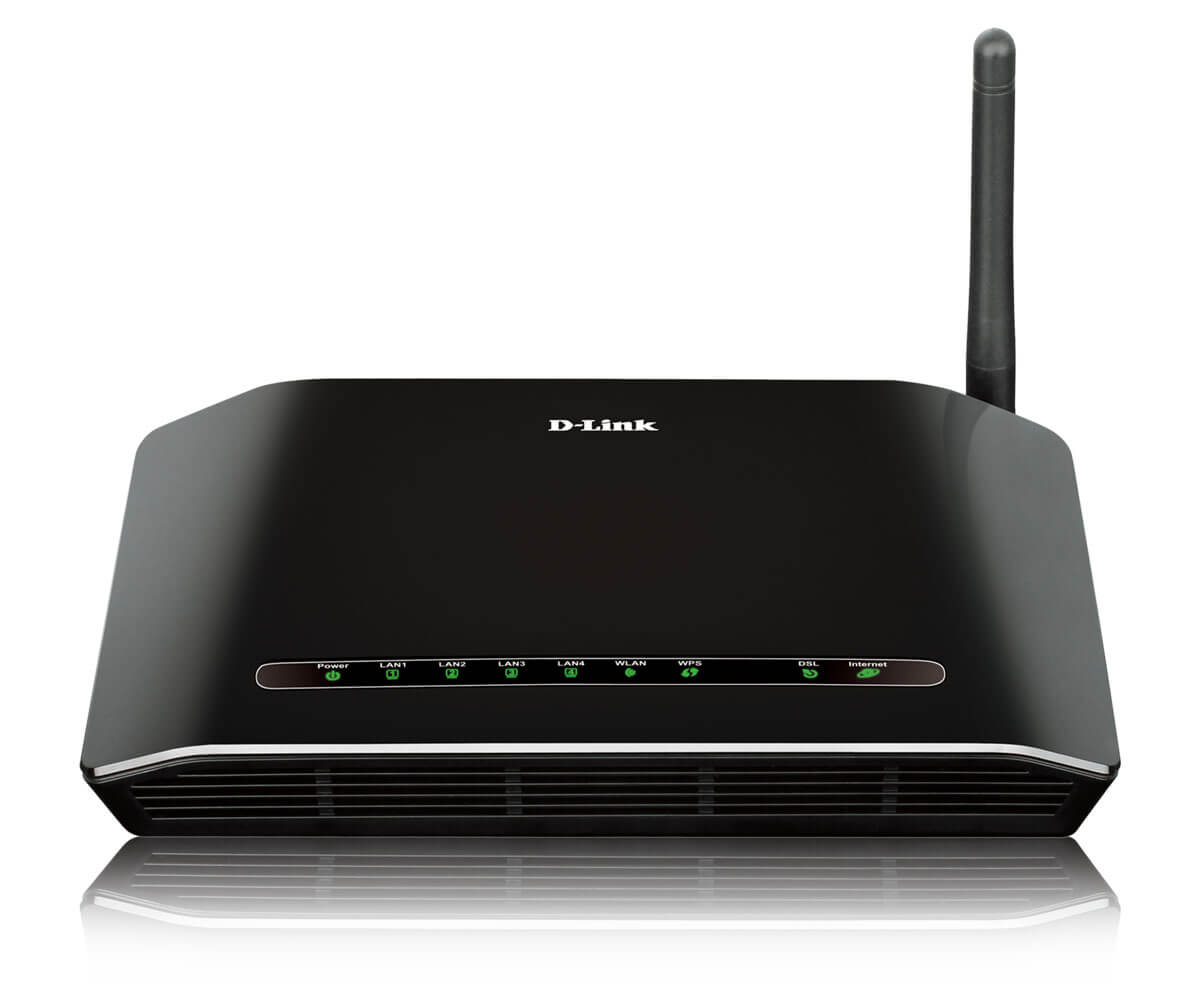 Thiết bị mạng ADSL2/2+ Wireless N 150Mbps Router D-Link DSL-2730E