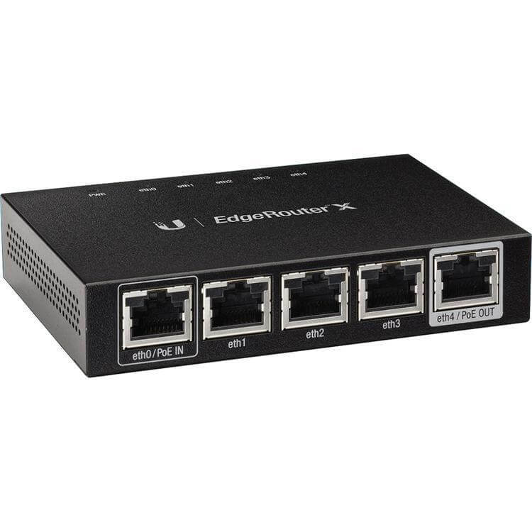 Thiết bị mạng 5-Port Gigabit Ethernet Router with Passive PoE Out UBIQUITI EdgeRouter ER-X