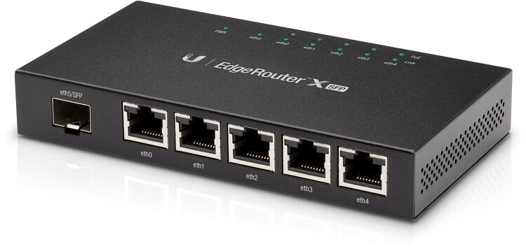 Thiết bị mạng Router with SFP & Passive PoE Out UBIQUITI EdgeRouter ER-X-SFP
