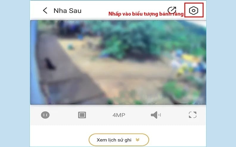 nhấn vào biểu tượng hình lục giác