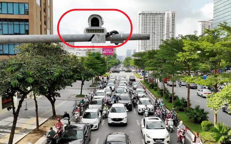 Chú ý quan sát các dấu hiệu có gắn camera phạt nguội