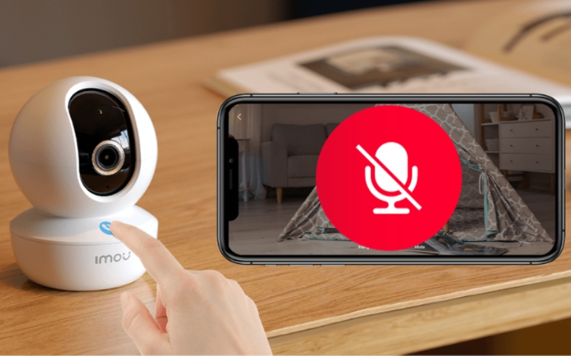 Dấu hiệu nhận biết camera IMOU bị lỗi đàm thoại hai chiều