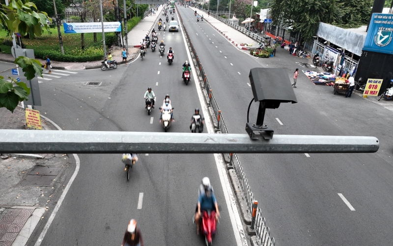 hình ảnh camera phạt nguội