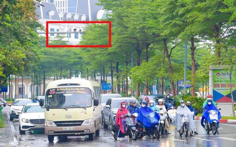hình ảnh camera phạt nguội