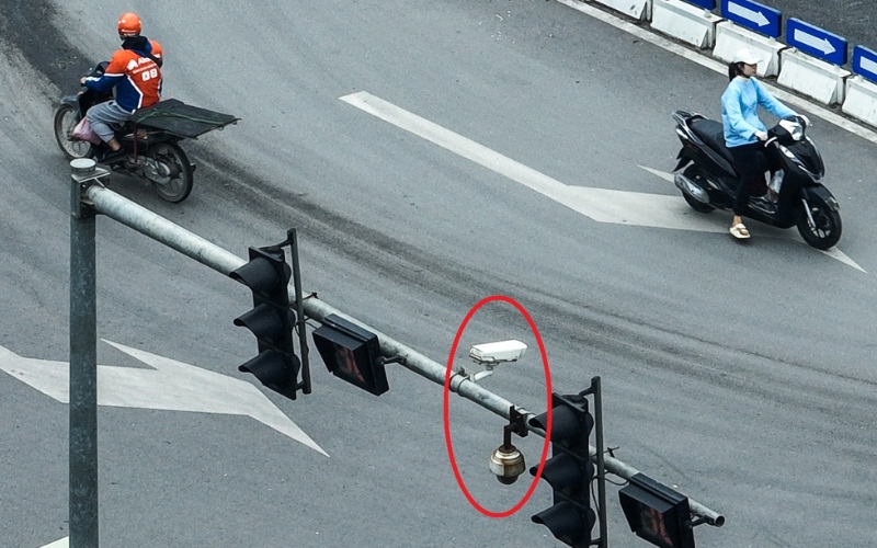 hình ảnh camera phạt nguội