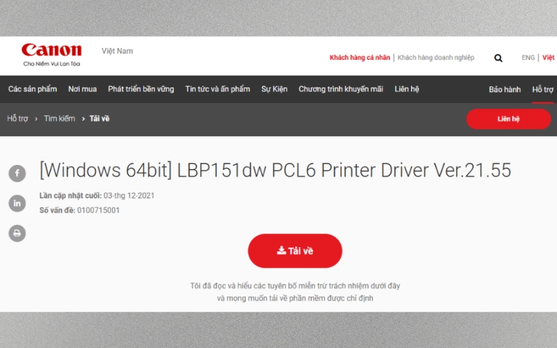 Kiểm tra kết nối phần mềm và cập nhật driver máy in