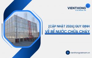 quy định về bể nước chữa cháy