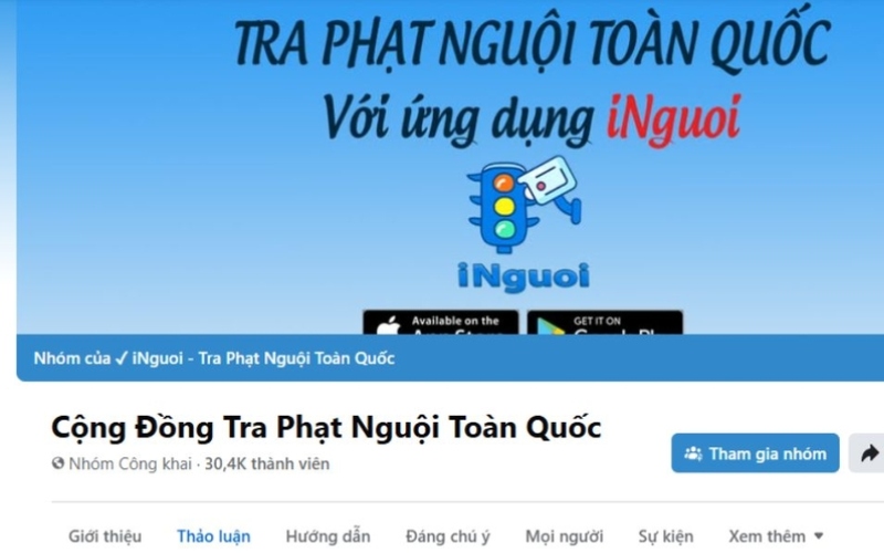 Tra cứu thông tin trên website của CSGT hoặc các diễn đàn
