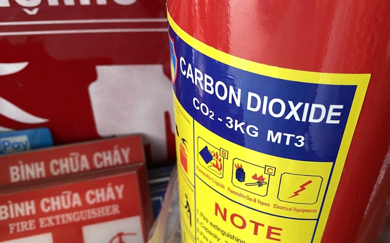 Trọng lượng của bình chữa cháy CO2 bị giảm đột biến