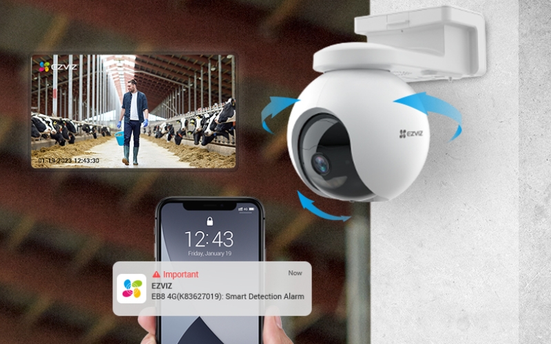 Bật chế độ ngủ camera Ezviz có nhận thông báo chuyển động không