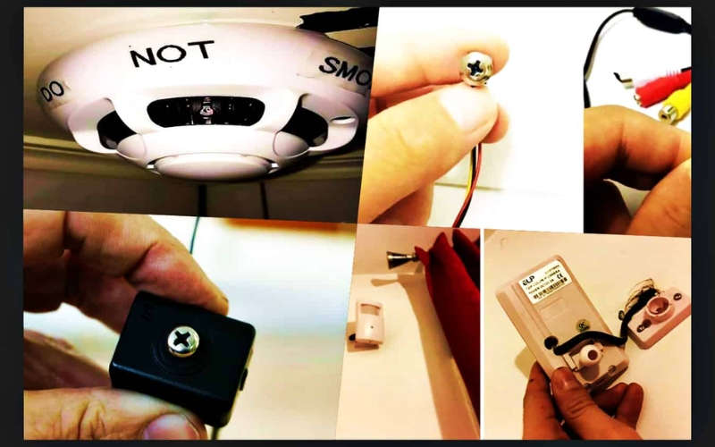 Các dòng camera ẩn quay lén thường gặp trong khách sạn