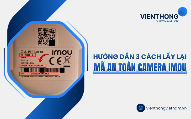 cách lấy mã an toàn camera IMOU