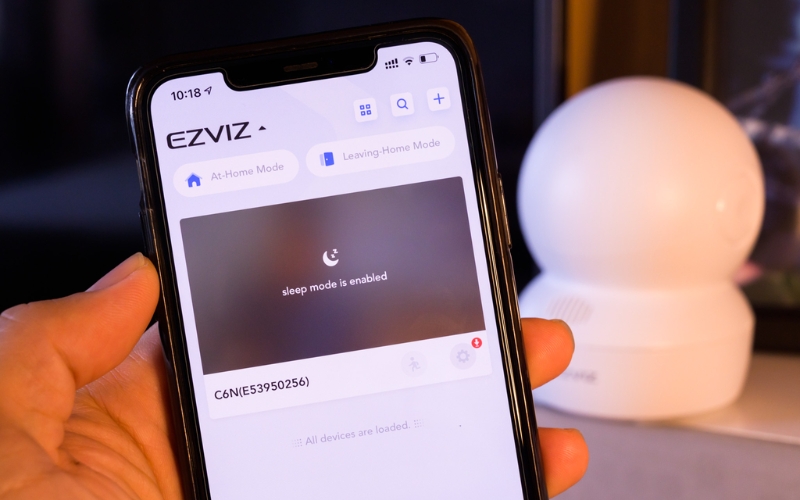 Camera Ezviz dùng pin có tắt được chế độ ngủ không