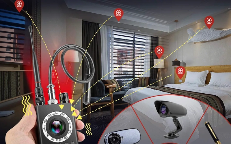 Sử dụng thiết bị dò camera ẩn chuyên dụng